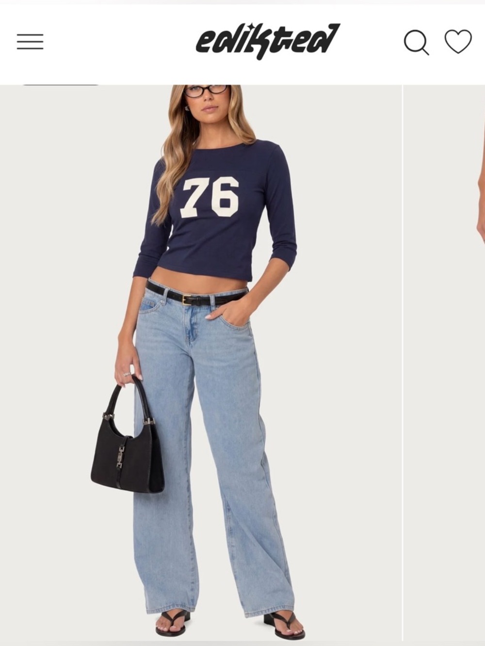 Edikted- Low Rise Baggy Jeans